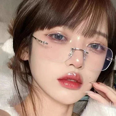 Rimless Vintage Trendy Hyperopia